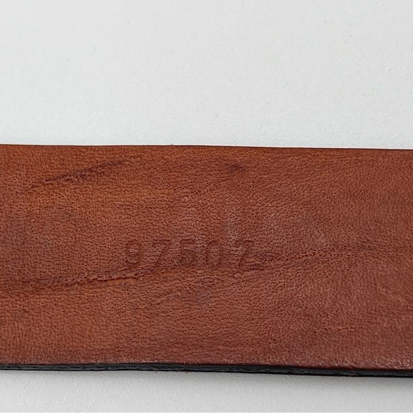 Allen Edmonds Basic Dress Casual Belt Mens Size 40 Leather Dark Brown 97507 - Picture 7 of 11